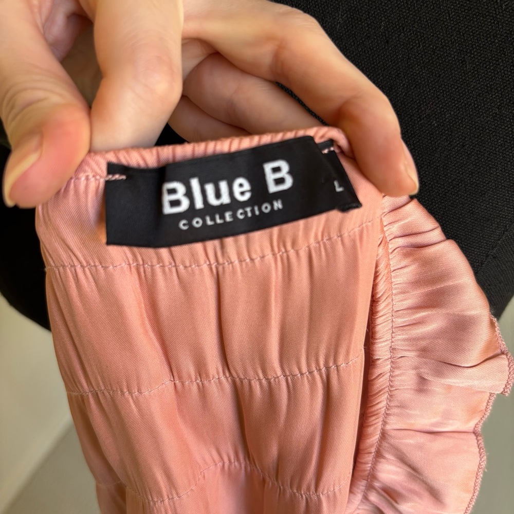 Strapless Ruffle Tube Top - Pink - Picture 10 of 12